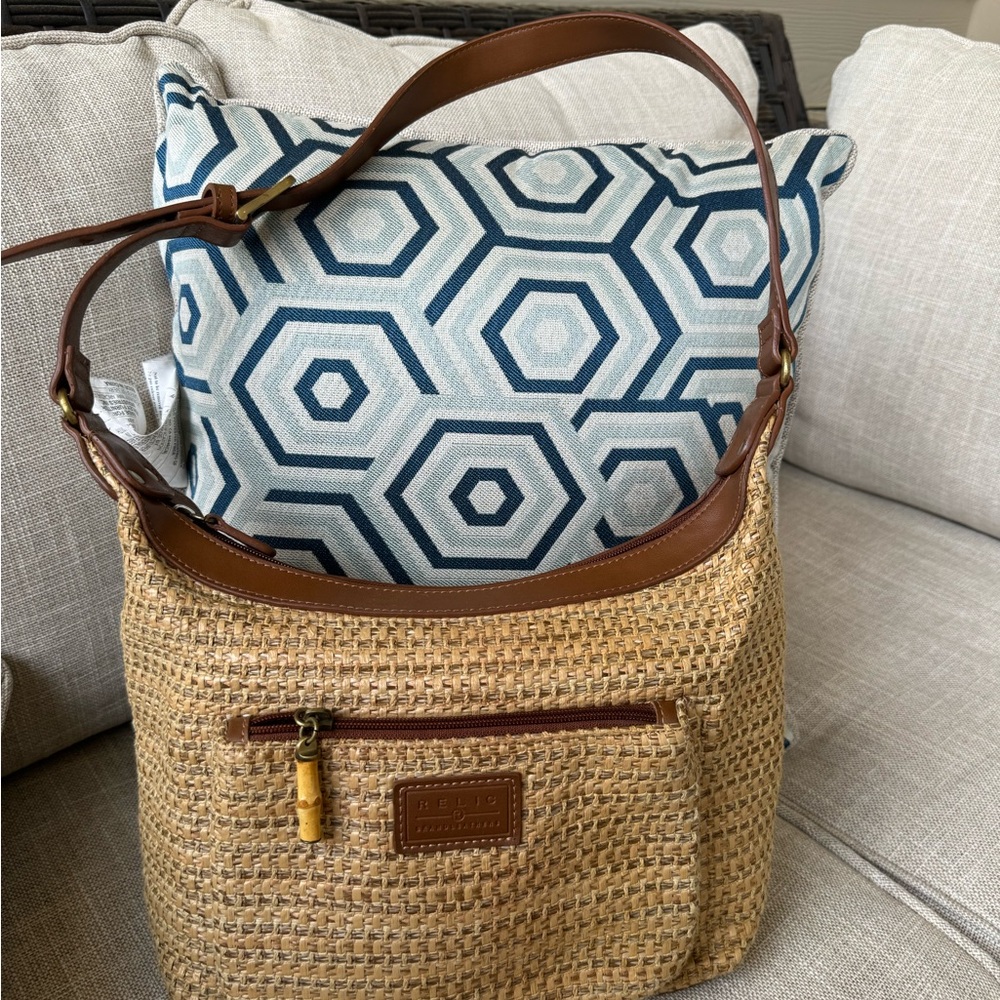 Relic by fossil raffia bag - Picture 2 of 12